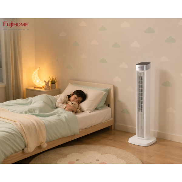 Quạt Tháp Fujihome TF-51: Giải Pháp Làm Mát An Toàn Cho Gia Đình Trẻ Thơ