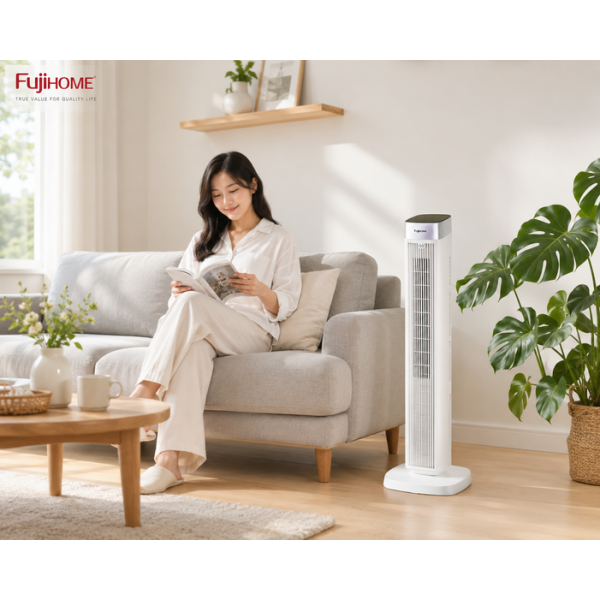 Quạt Tháp Fujihome TF-51: Giải Pháp Làm Mát Thông Minh Cho Không Gian Sống Hiện Đại