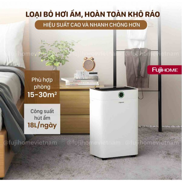 Máy Hút Ẩm HEPA Fujihome: Giải Pháp 2 Trong 1 Bảo Vệ Sức Khỏe Toàn Diện