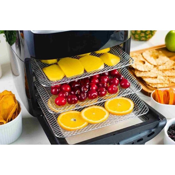 Biến Nồi Chiên Không Dầu Fujihome Thành Máy Sấy Hoa Quả Siêu Tiện Lợi