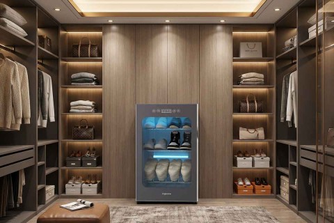 Khử Trùng Kép UV & Ozone: Tủ Sấy Giày Fujihome Loại Bỏ 99,99% Vi Khuẩn Và Nấm Mốc