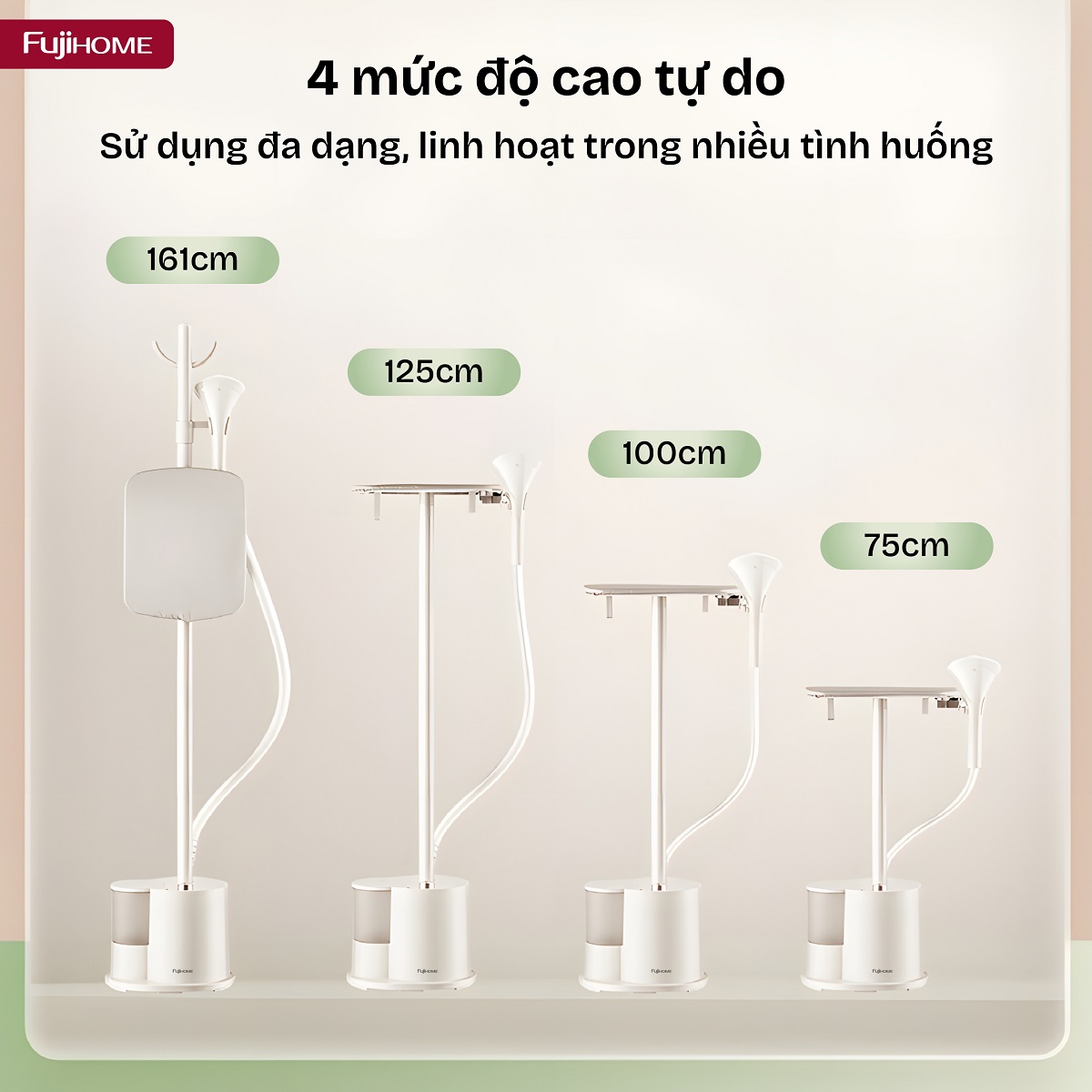 Bàn Là Cây Hơi Nước Fujihome SI18DBW