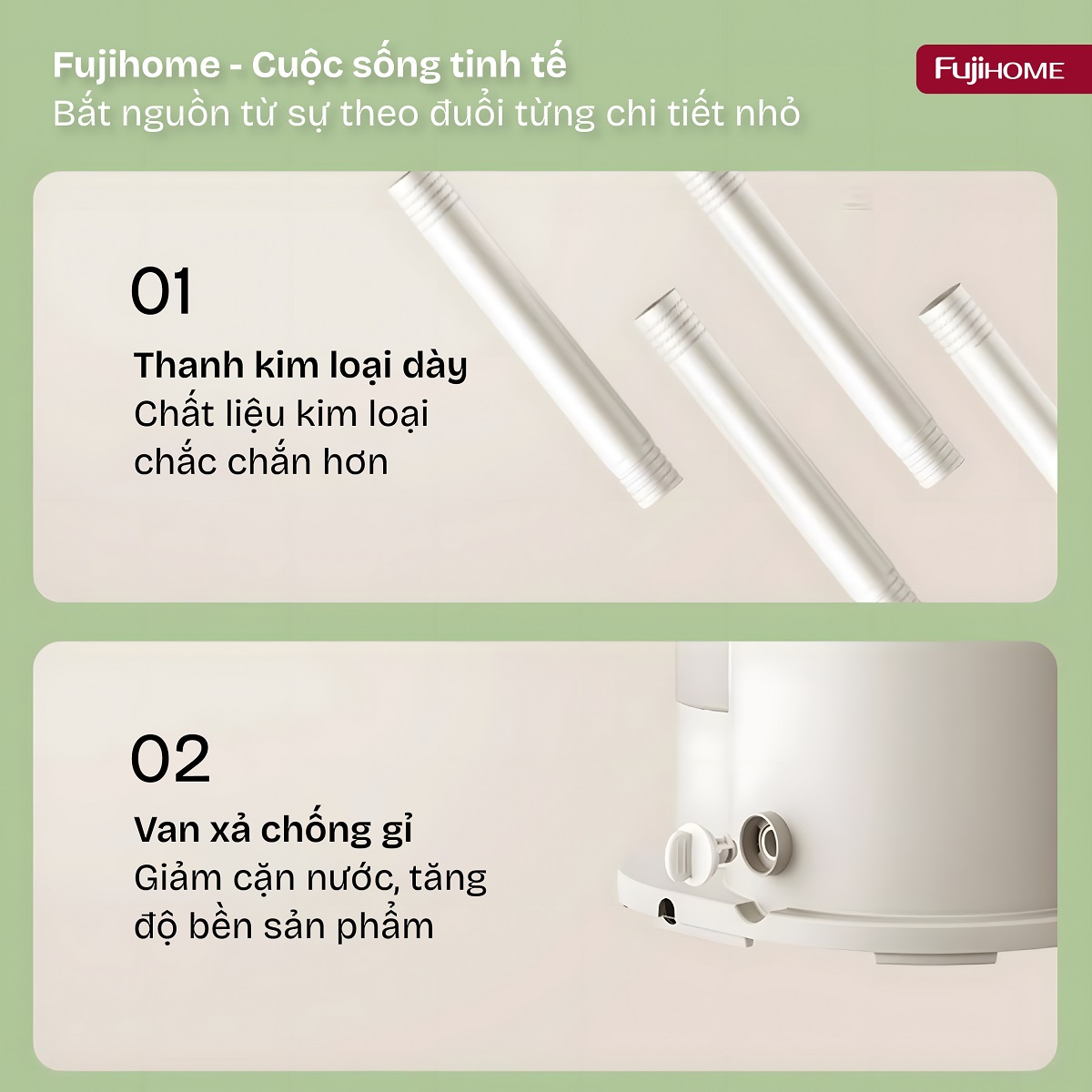 Bàn Là Cây Hơi Nước Fujihome SI18DBW
