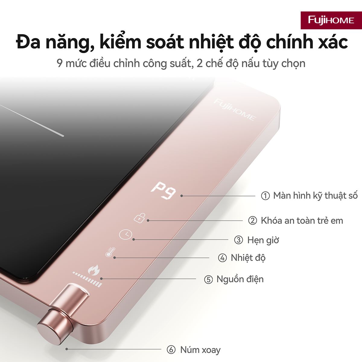 Bếp Từ Đơn Fujihome IC1207P