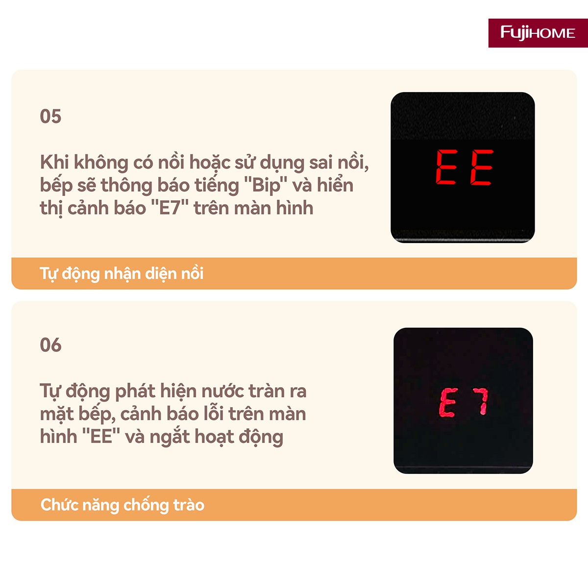 Bếp từ tròn đơn Fujihome IC1391