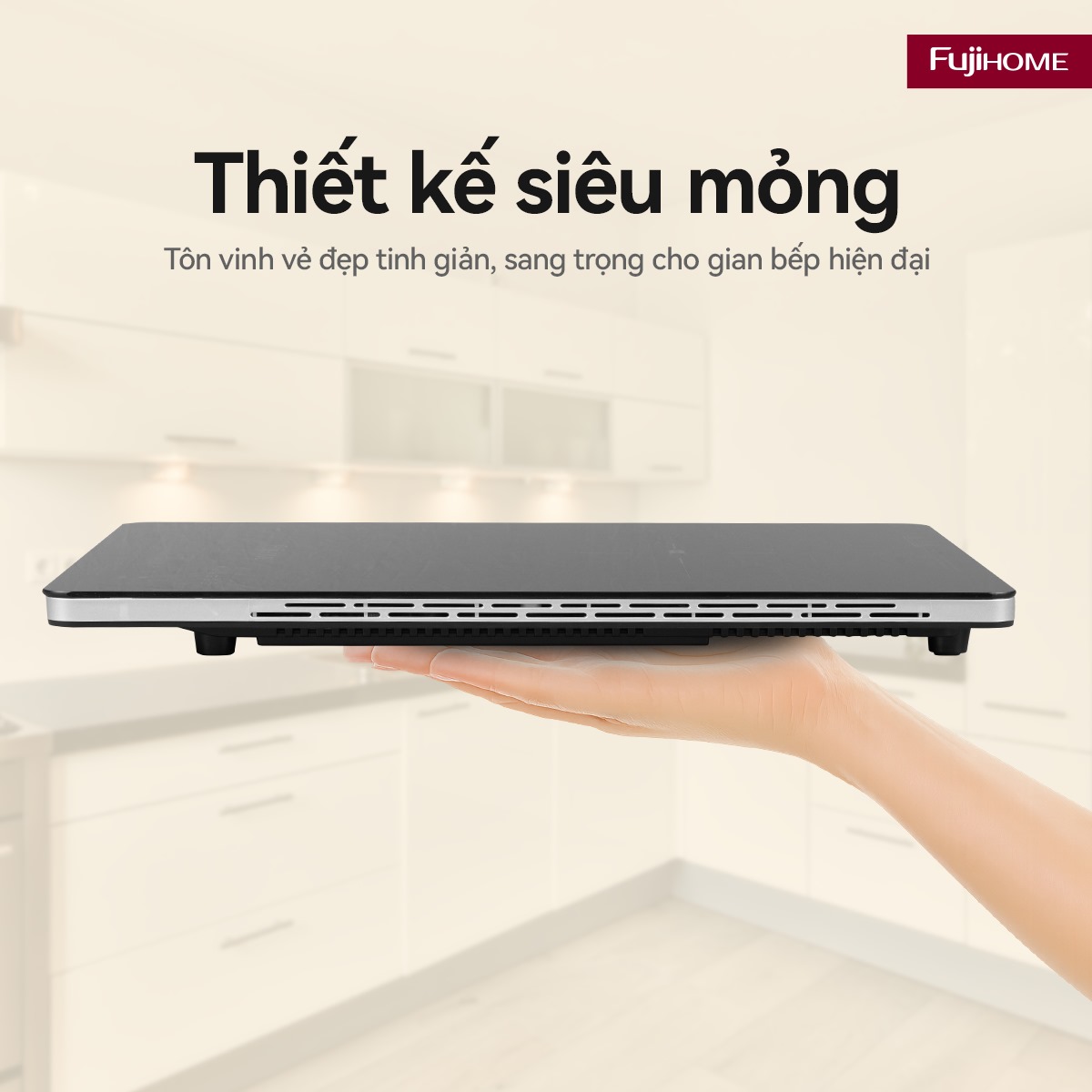 Bếp từ tròn đơn Fujihome IC1391