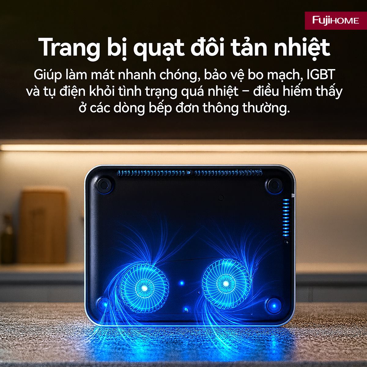 Bếp từ tròn đơn Fujihome IC1391