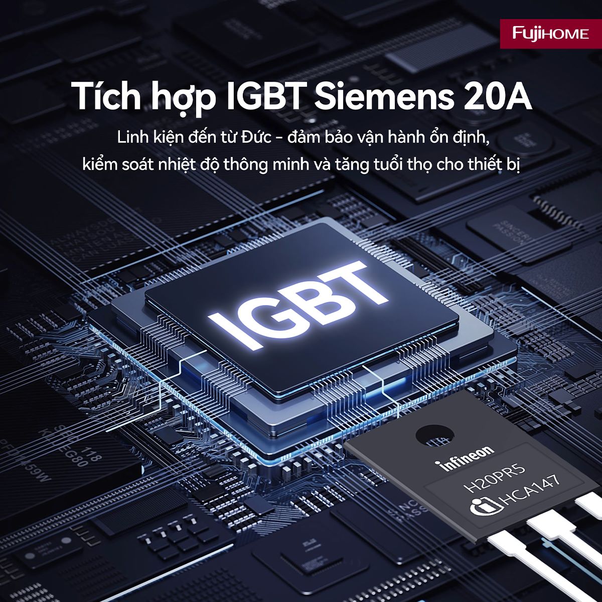 Bếp từ đôi Fujihome IC2123