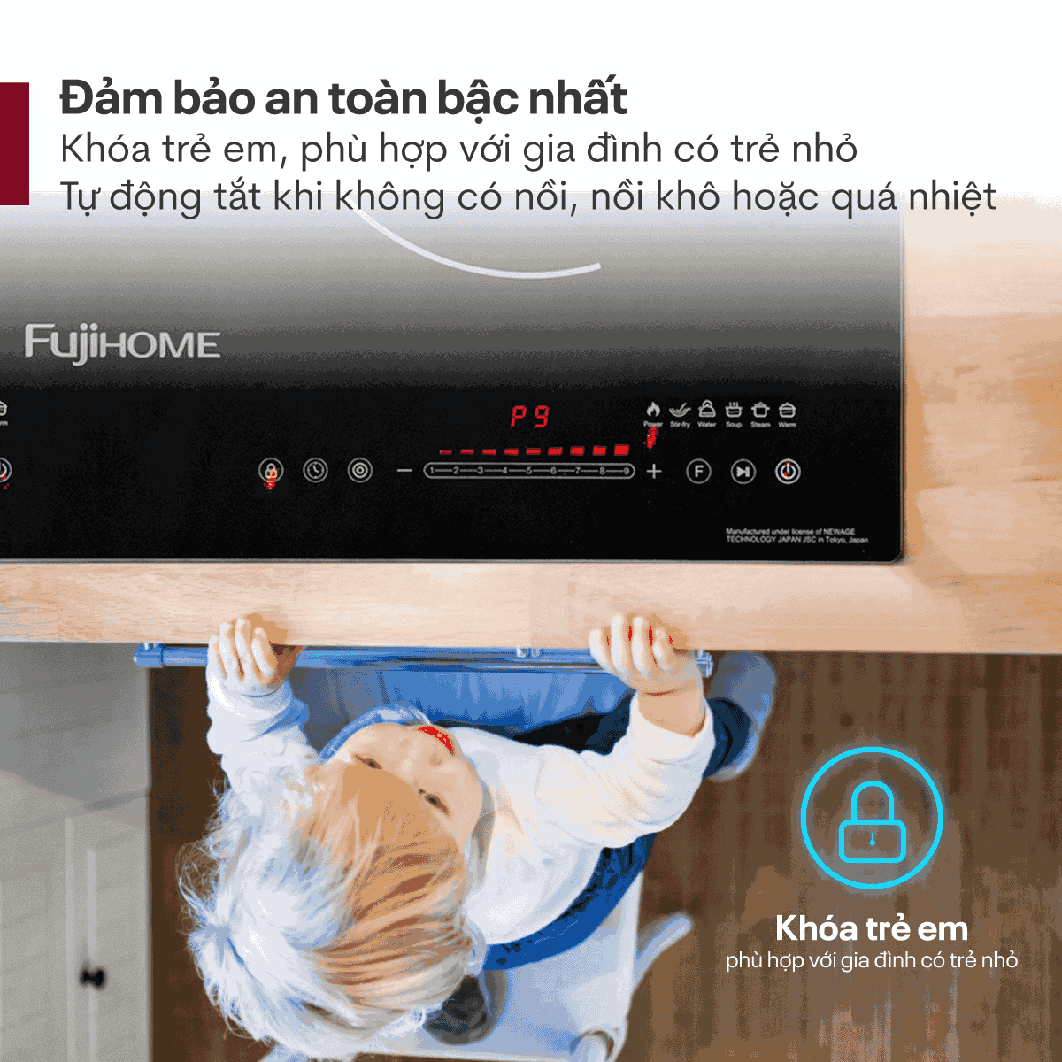 Bếp đôi từ và hồng ngoại Fujihome IC2519