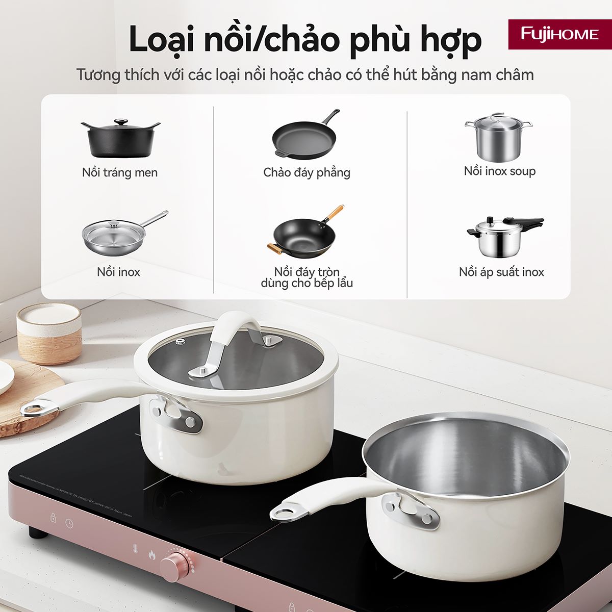 Bếp Từ Đôi Fujihome IC2602P