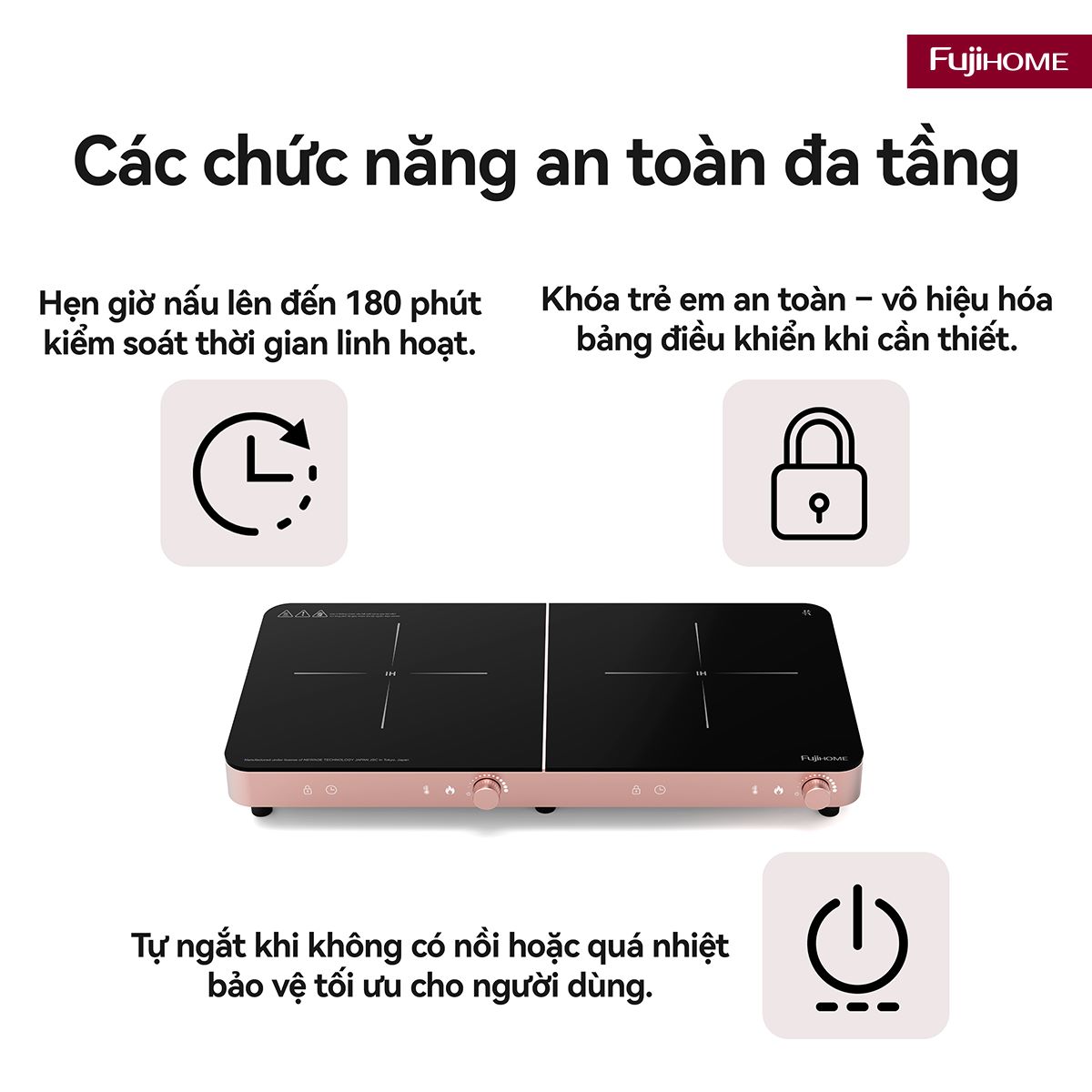 Bếp Từ Đôi Fujihome IC2602P