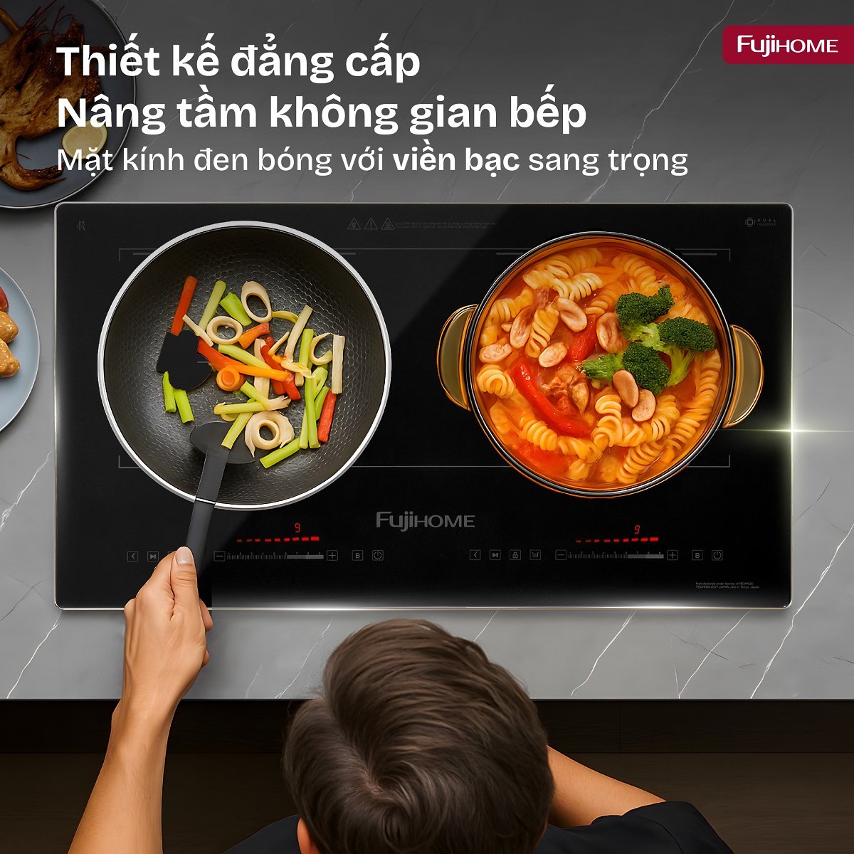 Bếp từ đôi Fujihome IC2622