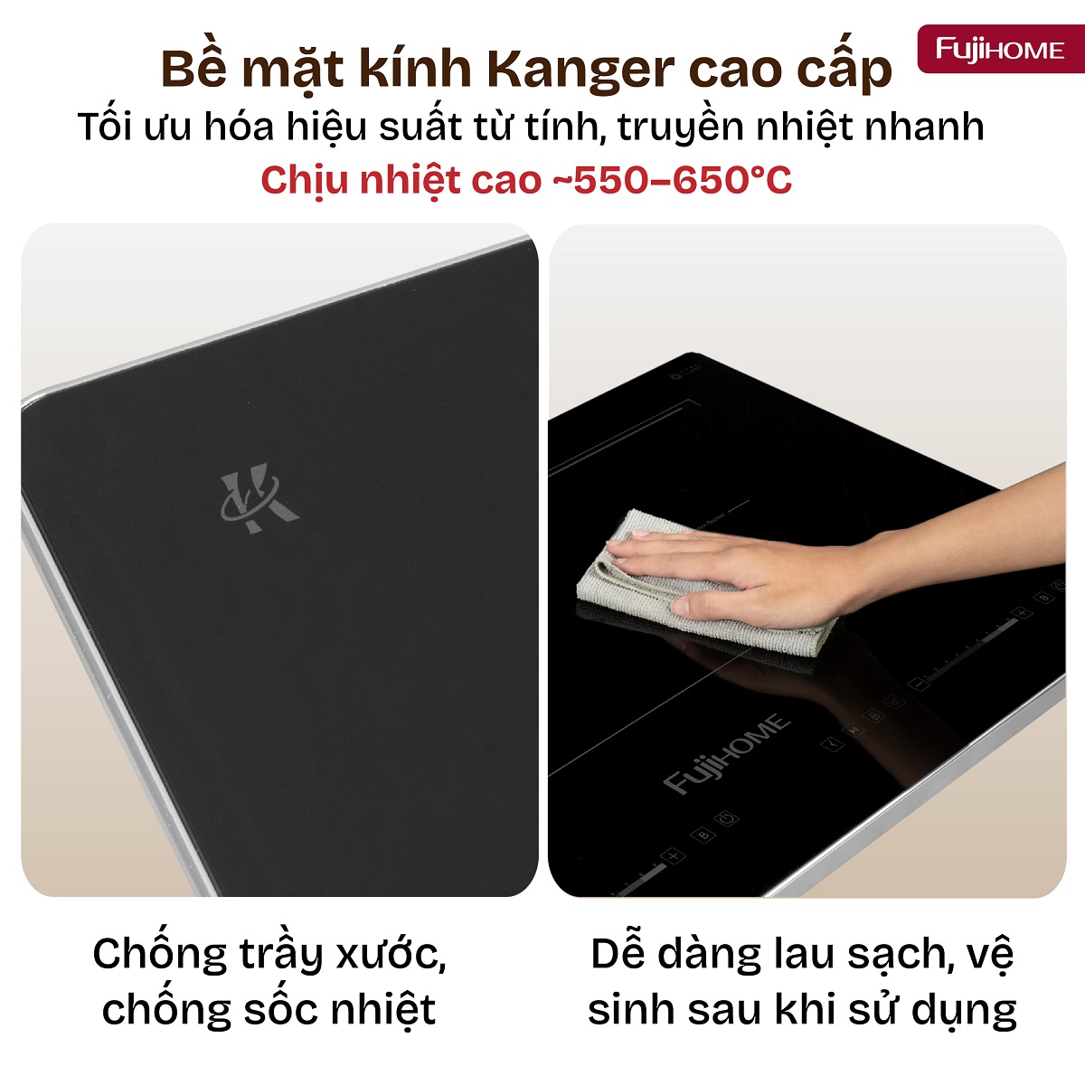 Bếp từ đôi Fujihome IC2622