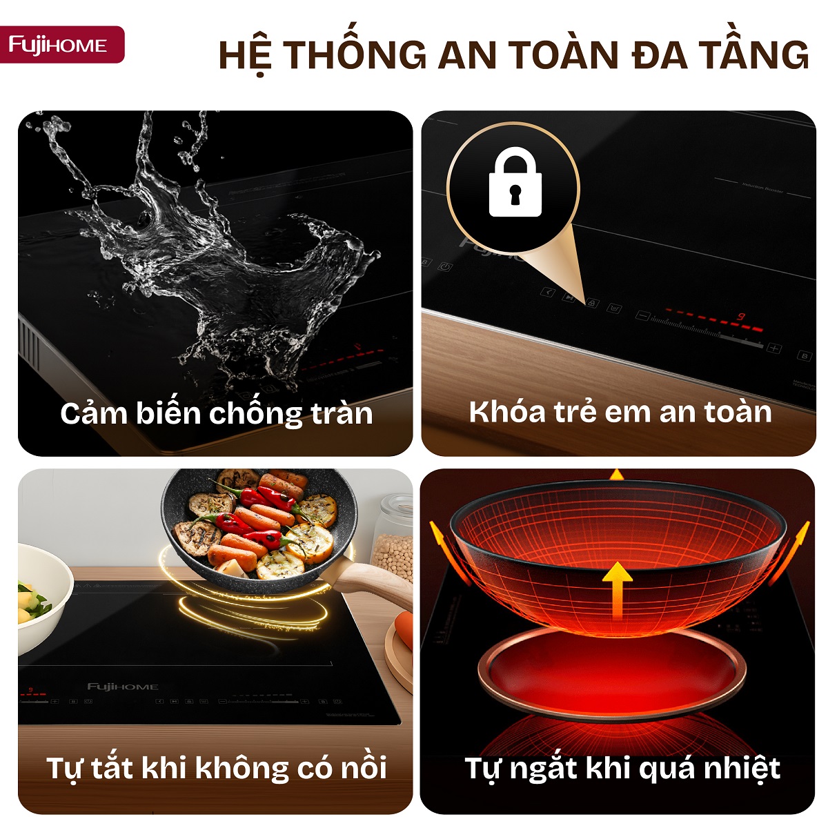 Bếp từ đôi Fujihome IC2622
