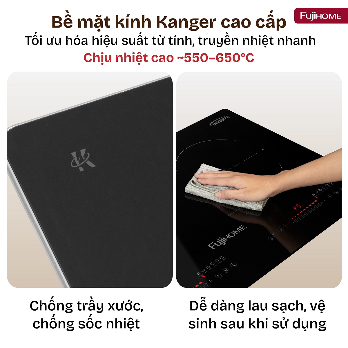Bếp từ đôi Fujihome IC2623