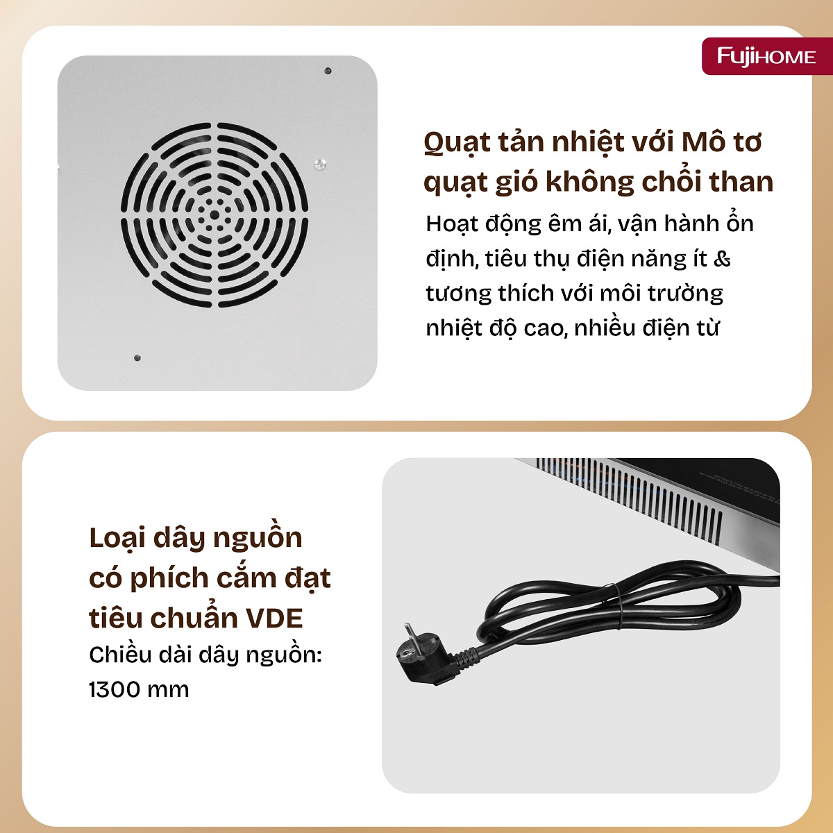 Bếp từ đôi Fujihome IC2623