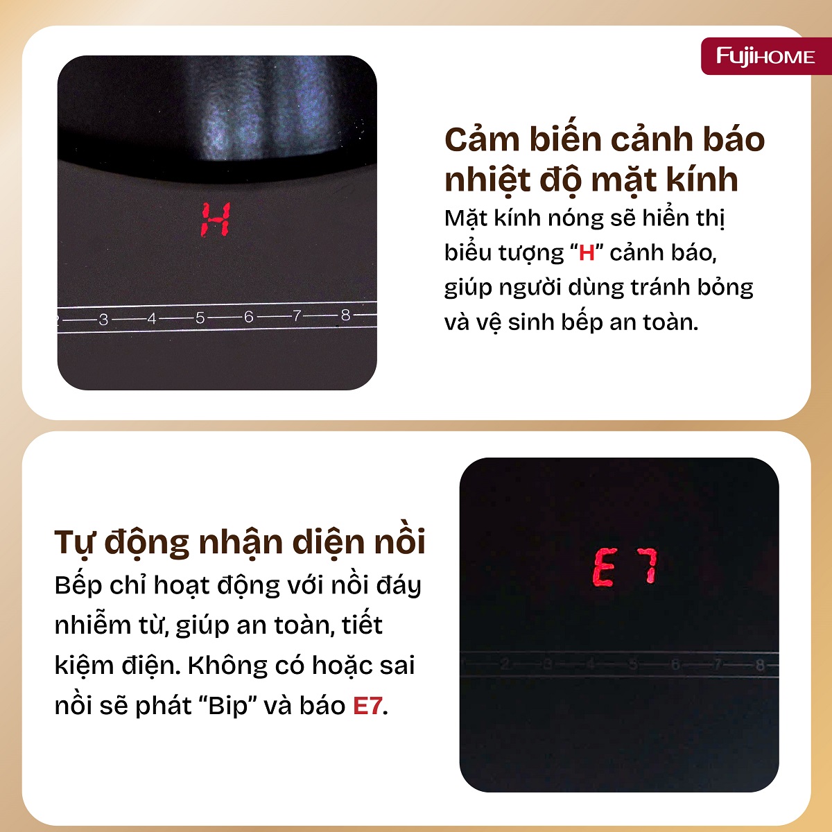 Bếp từ đôi Fujihome IC2623