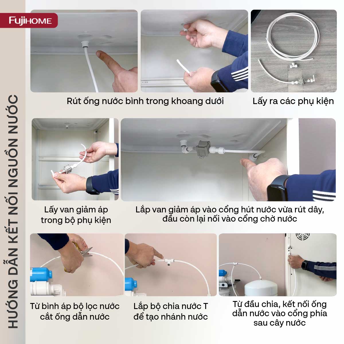 Cây nước nóng lạnh kết hợp bàn pha trà, cafe Fujihome TB237N