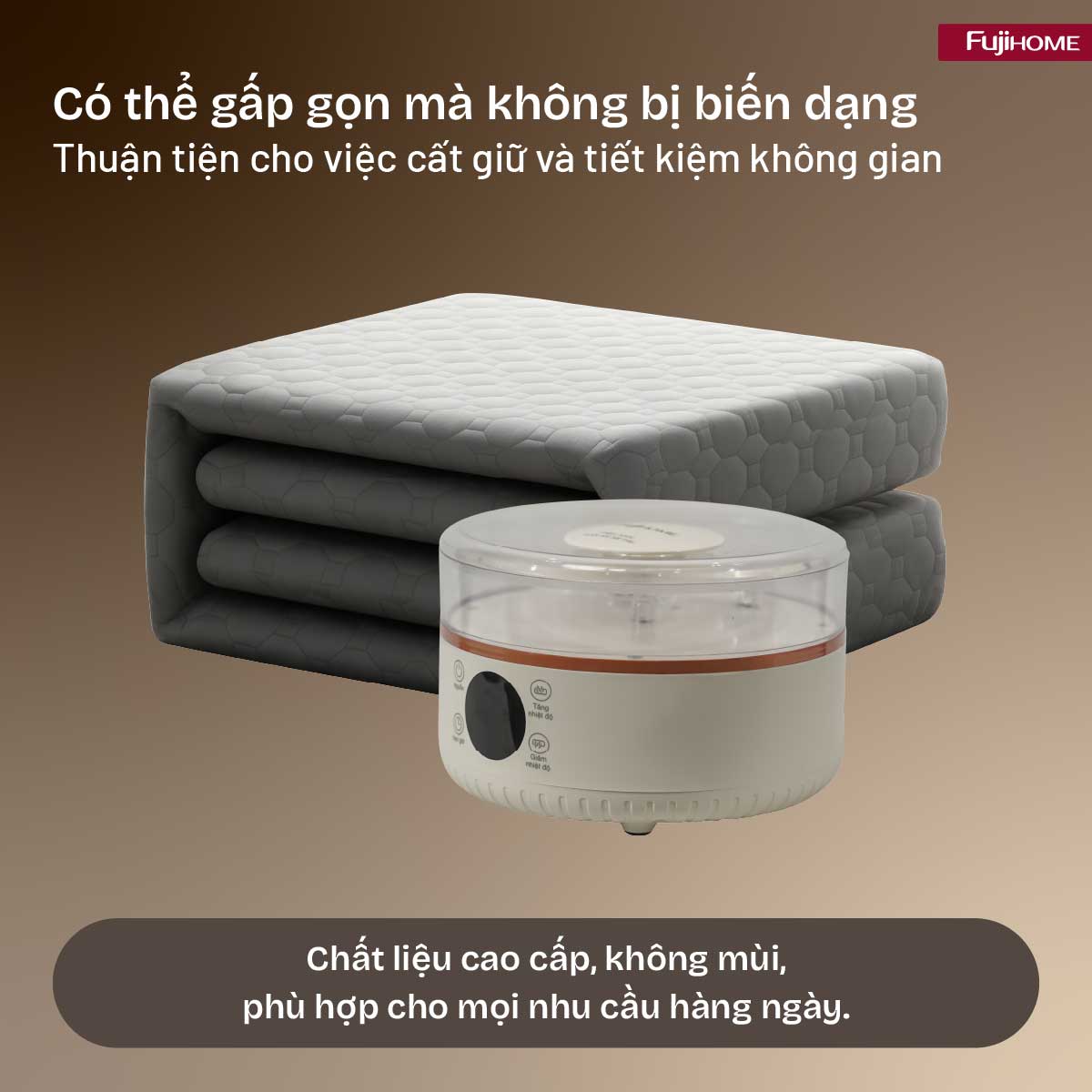 Chăn Điện Sưởi ấm bằng nước nóng Fujihome HB1820E