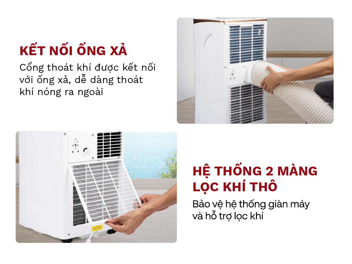 Máy điều hòa di động thông minh Fujihome PAC10