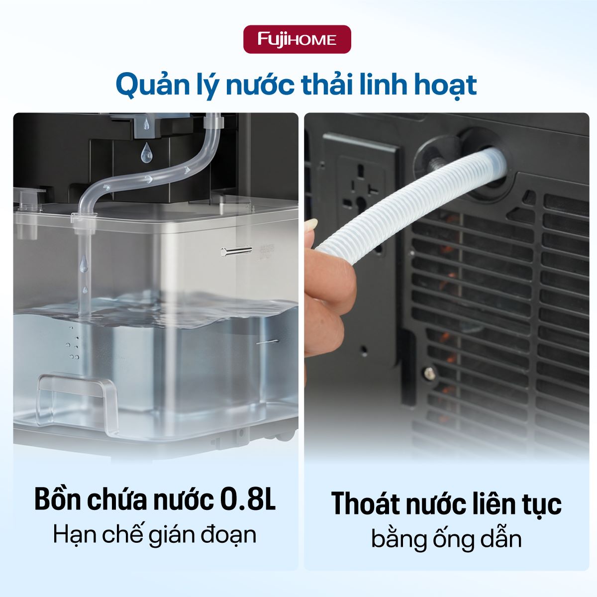 Điều hòa di động Fujihome PAC12PRO INVERTER Linh hoạt, làm lạnh nhanh