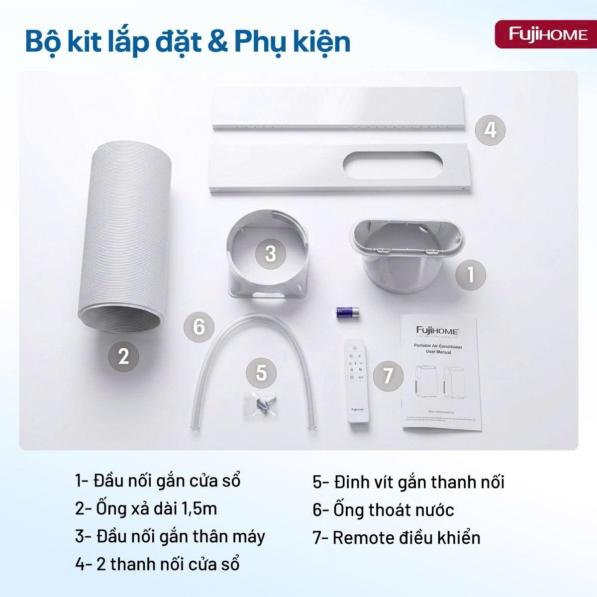 Điều hòa di động fujihome