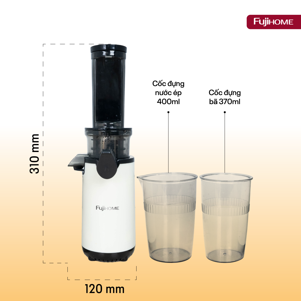 Máy ép chậm mini Fujihome SJ06