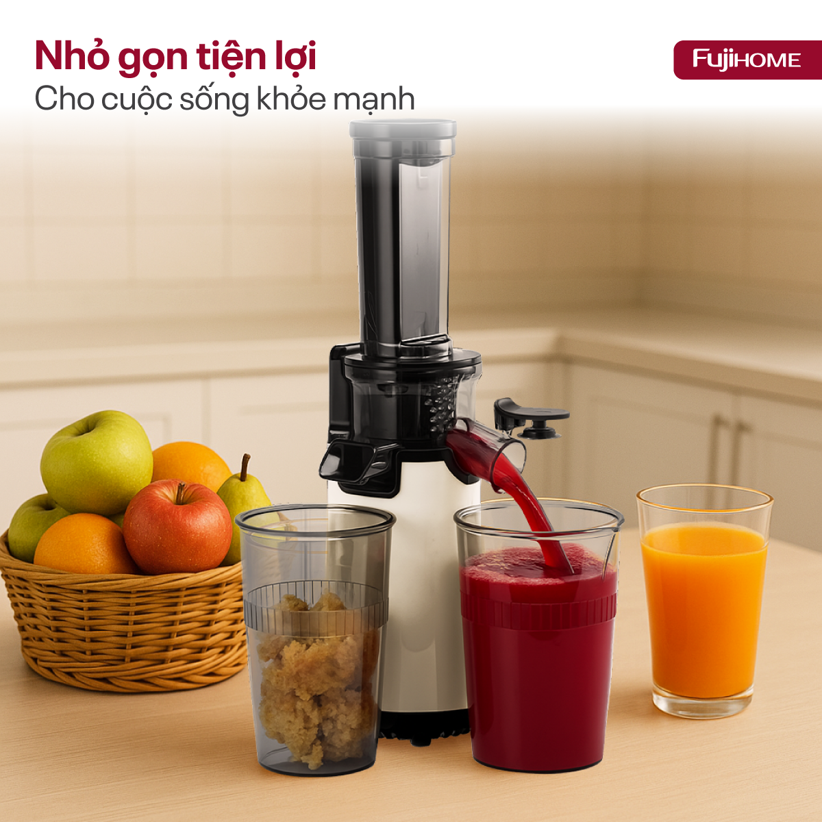 Máy Ép Chậm Mini Fujihome SJ06
