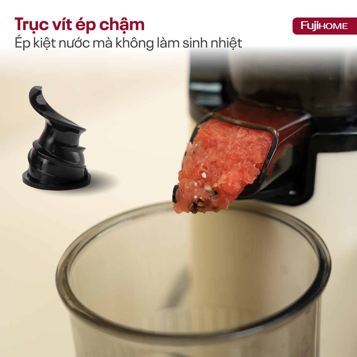 Máy ép chậm mini Fujihome SJ06