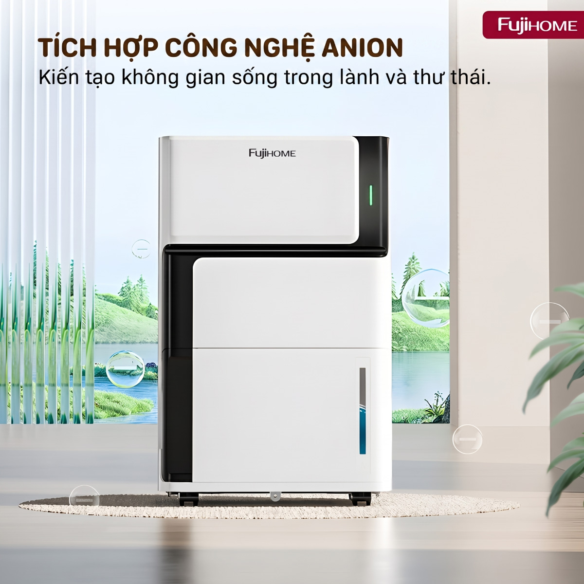 Máy hút ẩm dân dụng Fujihome DH07