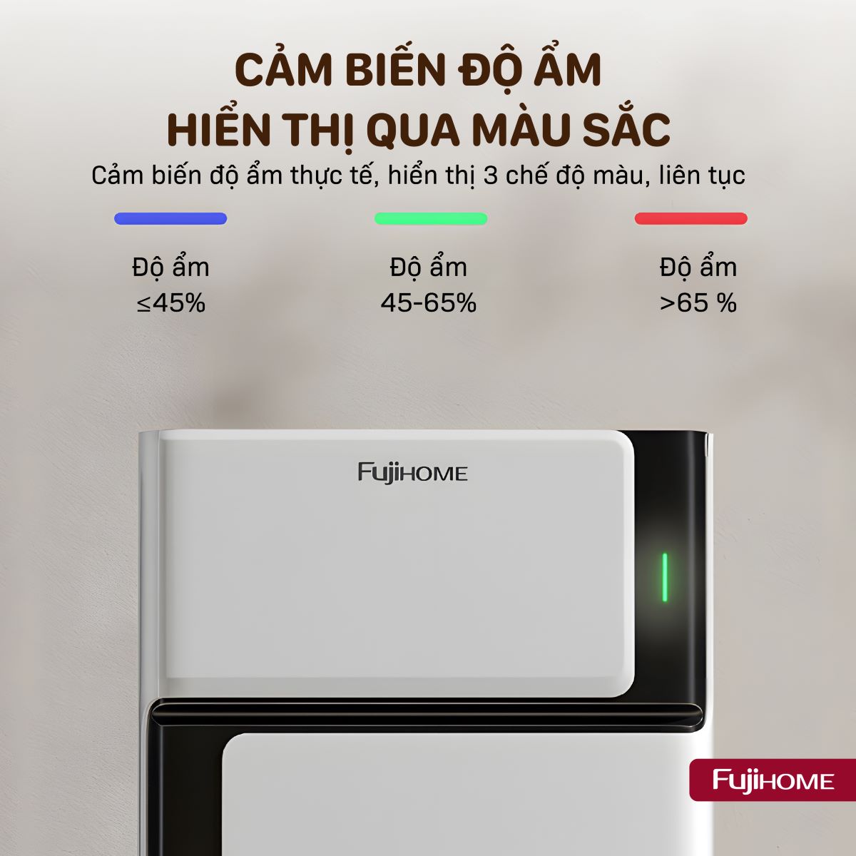 Máy hút ẩm dân dụng Fujihome DH07