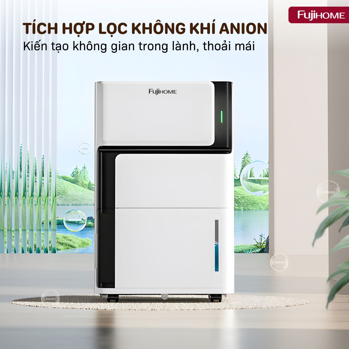 Máy hút ẩm dân dụng Fujihome DH07