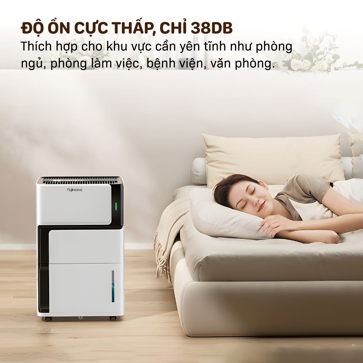 Máy hút ẩm dân dụng Fujihome DH07