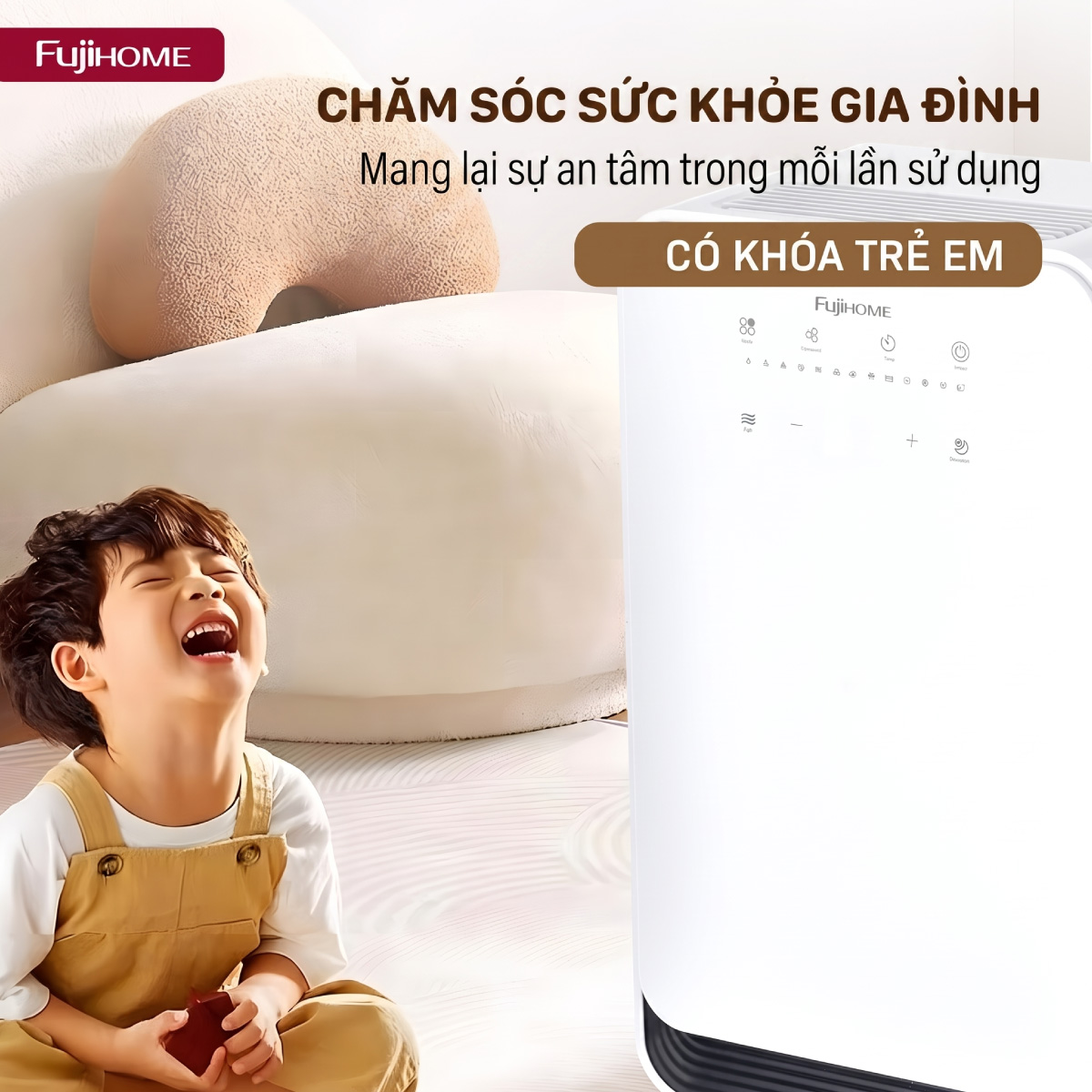 máy hút ẩm dân dạng Fujihome DH10