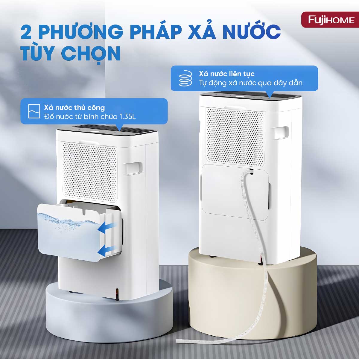 Máy hút ẩm dân dụng Fujihome DH10LITE