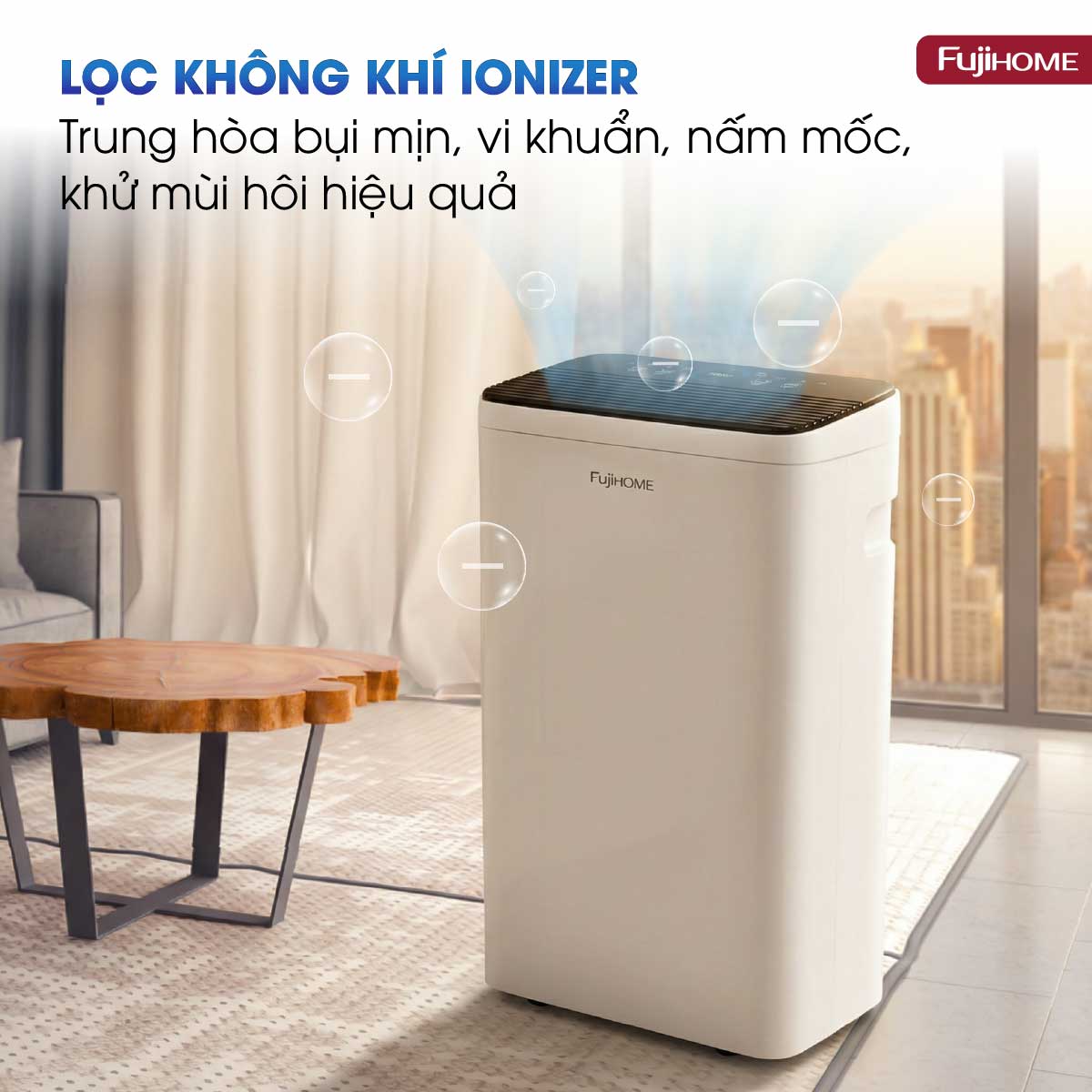 Máy hút ẩm dân dụng Fujihome DH10LITE