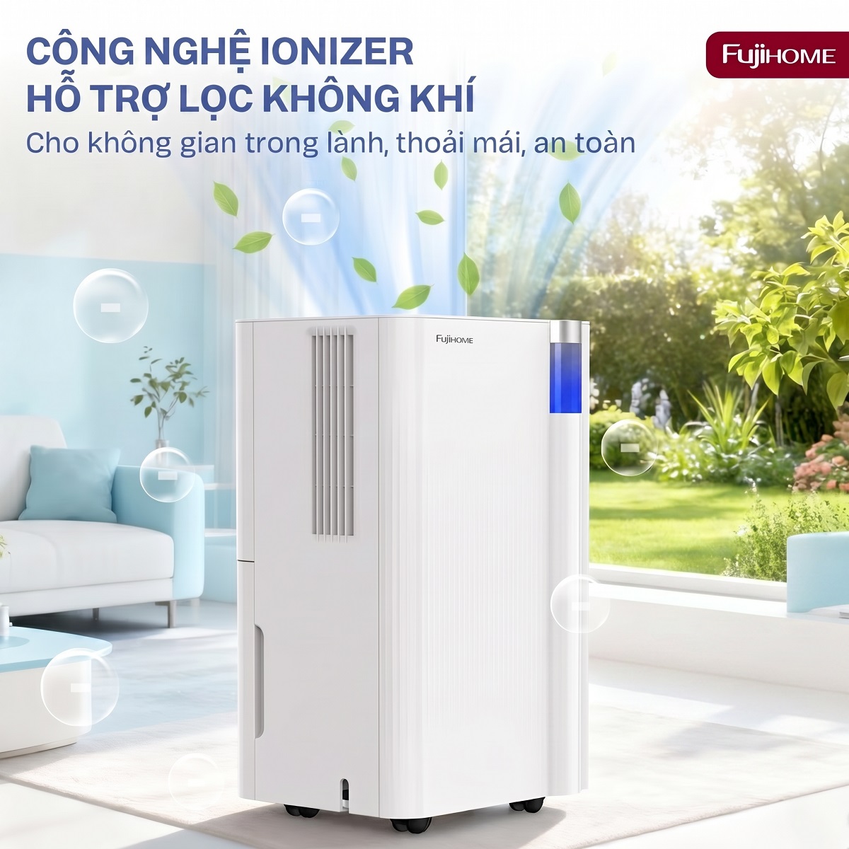 Máy hút ẩm dân dụng Fujihome DH10NEW
