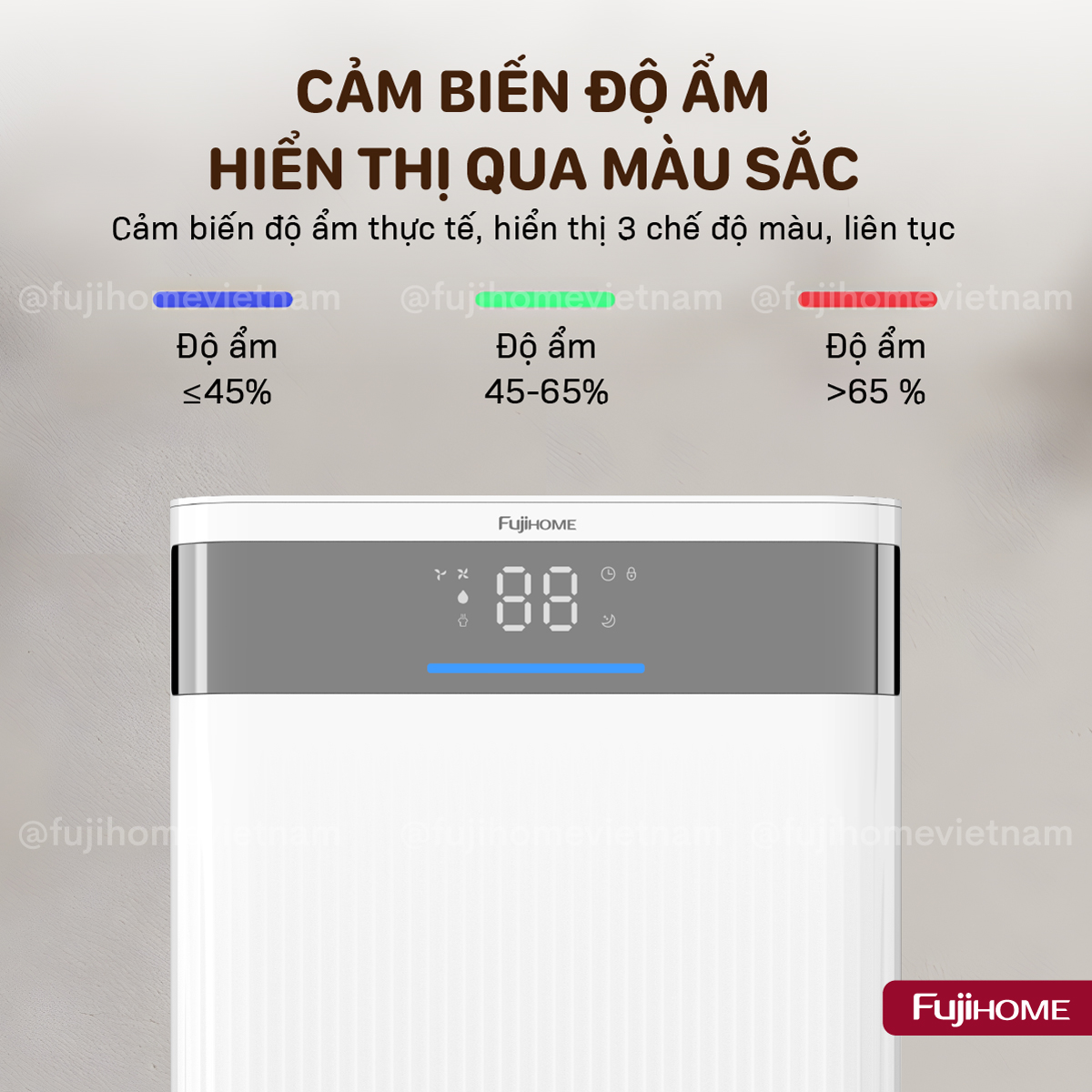 Máy hút ẩm Fujhome DH12NW