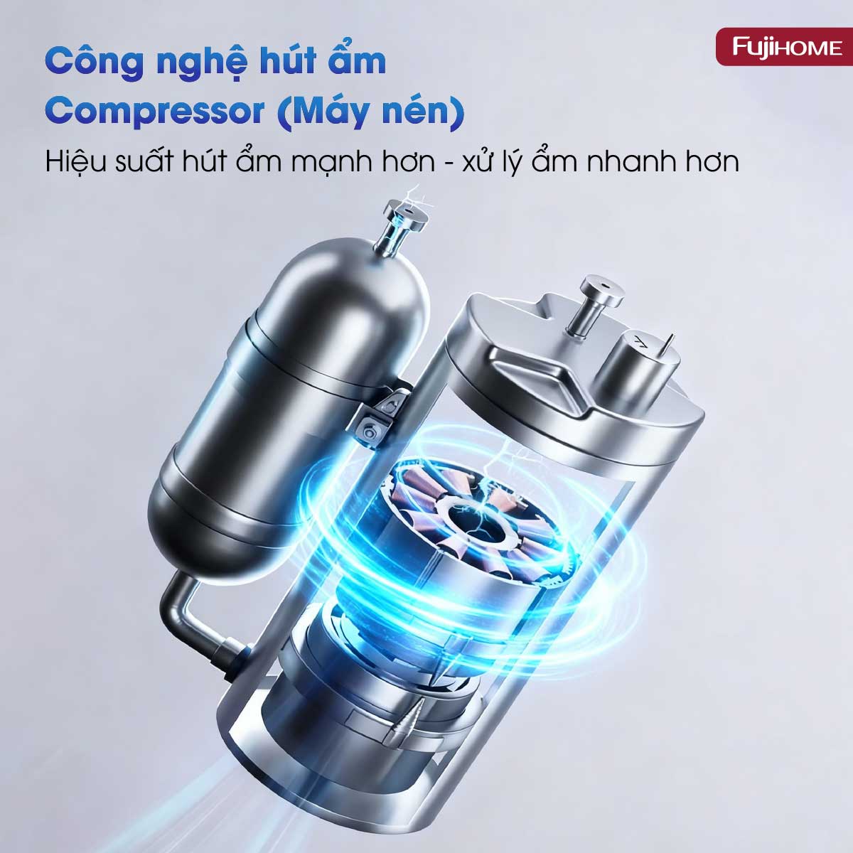 Máy hút ẩm dân dụng Fujihome DH16LITE