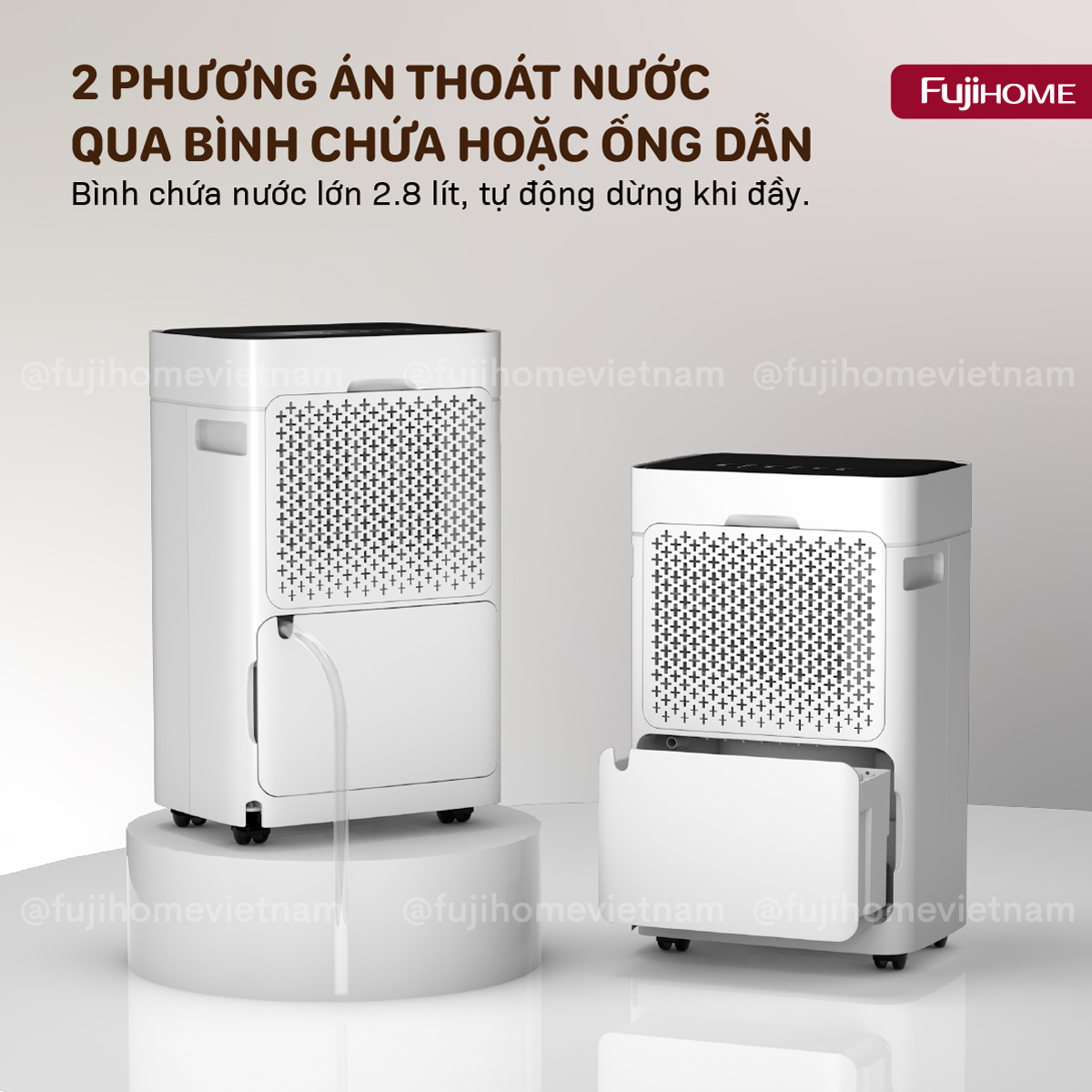 Máy hút ẩm dân dụng Fujihome DH18W-HEPA