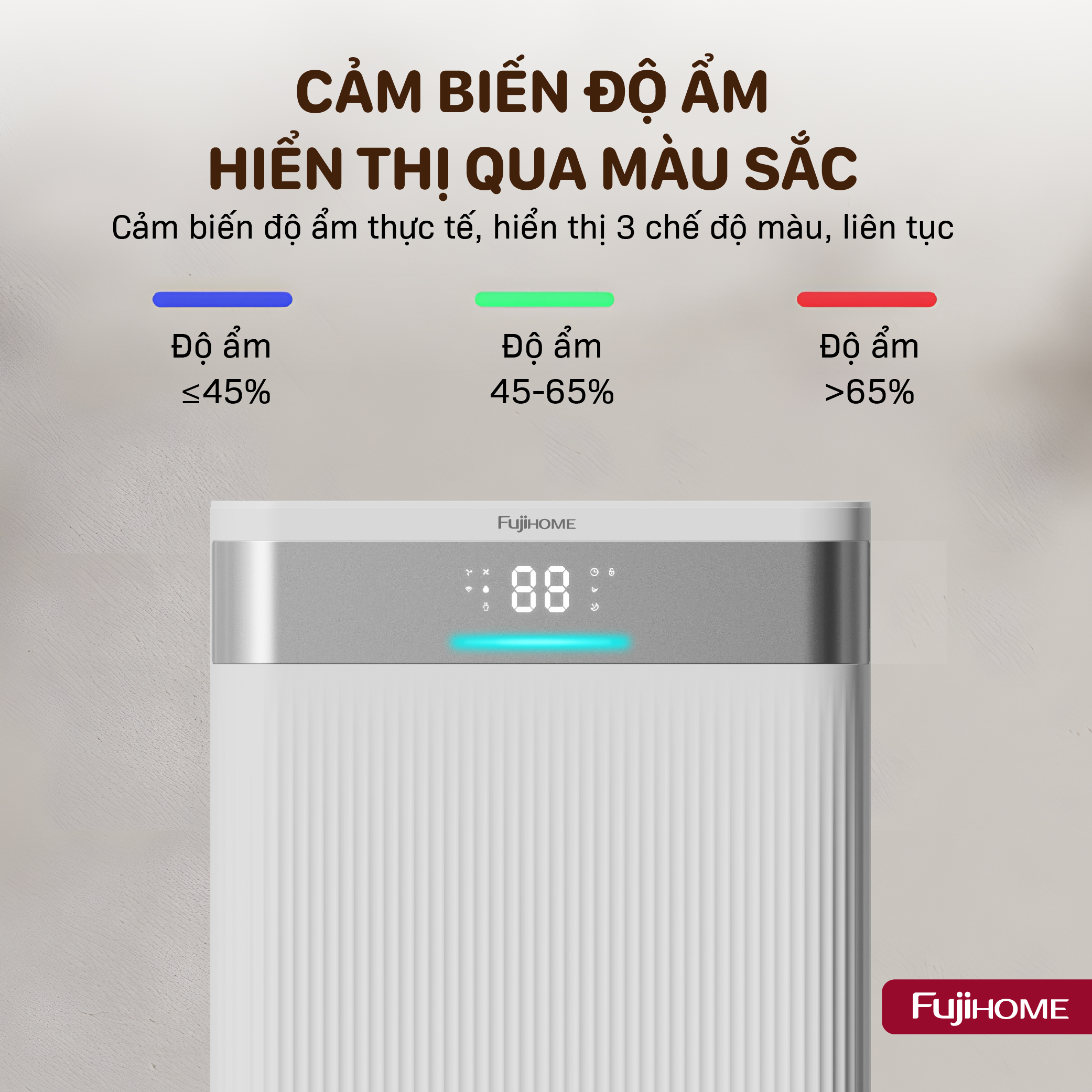 Máy hút ẩm dân dụng Fujihome DH40NW