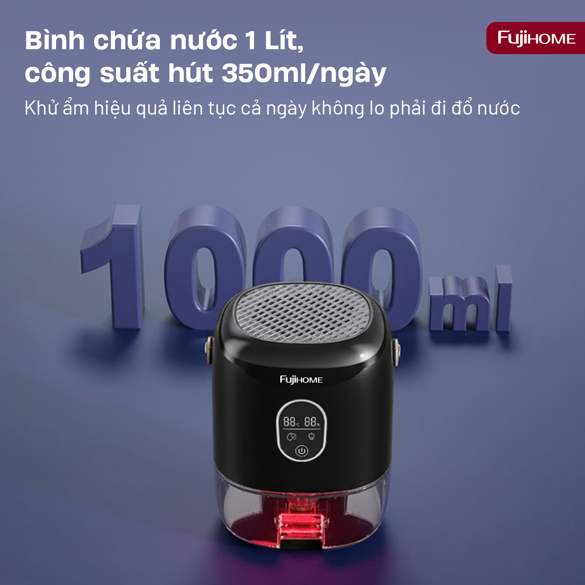 Máy hút ẩm bán dẫn mini Fujihome DHP035-MINI