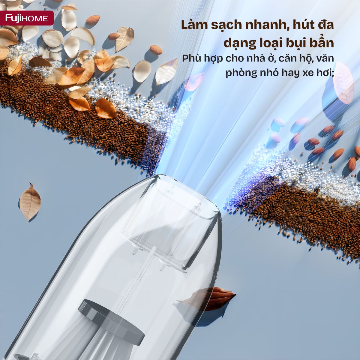 Máy hút bụi cầm tay không dây Fujihome VC01