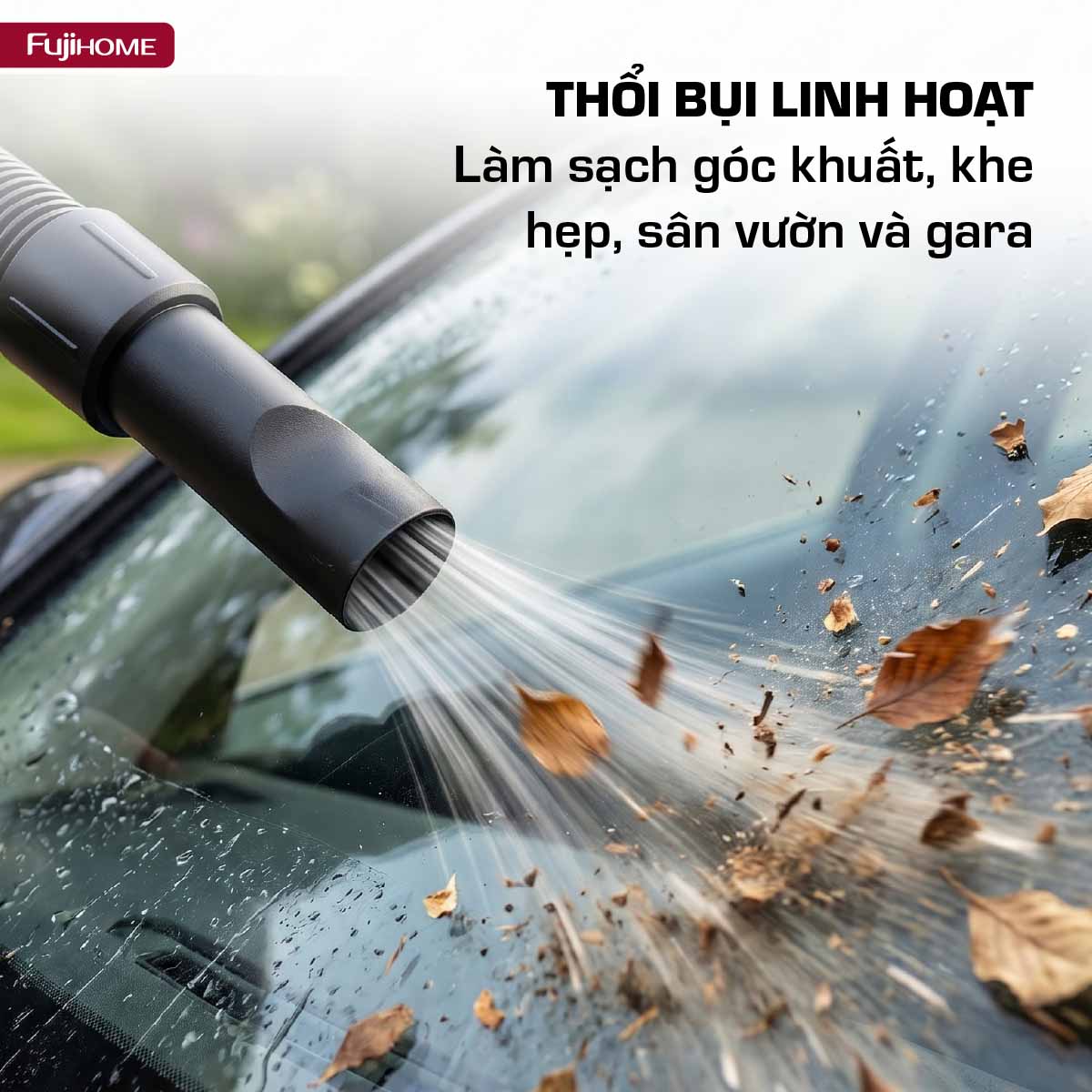 Máy hút bụi khô & ướt dung tích lớn, làm sạch mạnh mẽ Fujihome VC20N