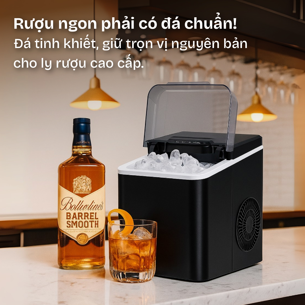 Máy làm đá viên mini Fujihome IM1218