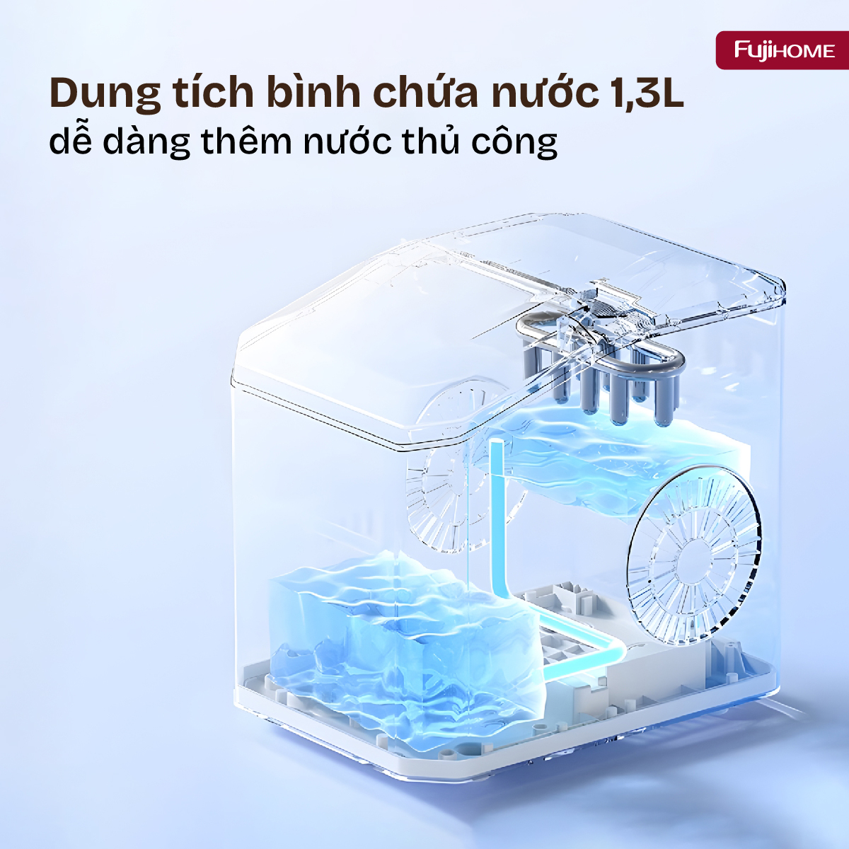 Máy làm đá viên mini Fujihome IM1218