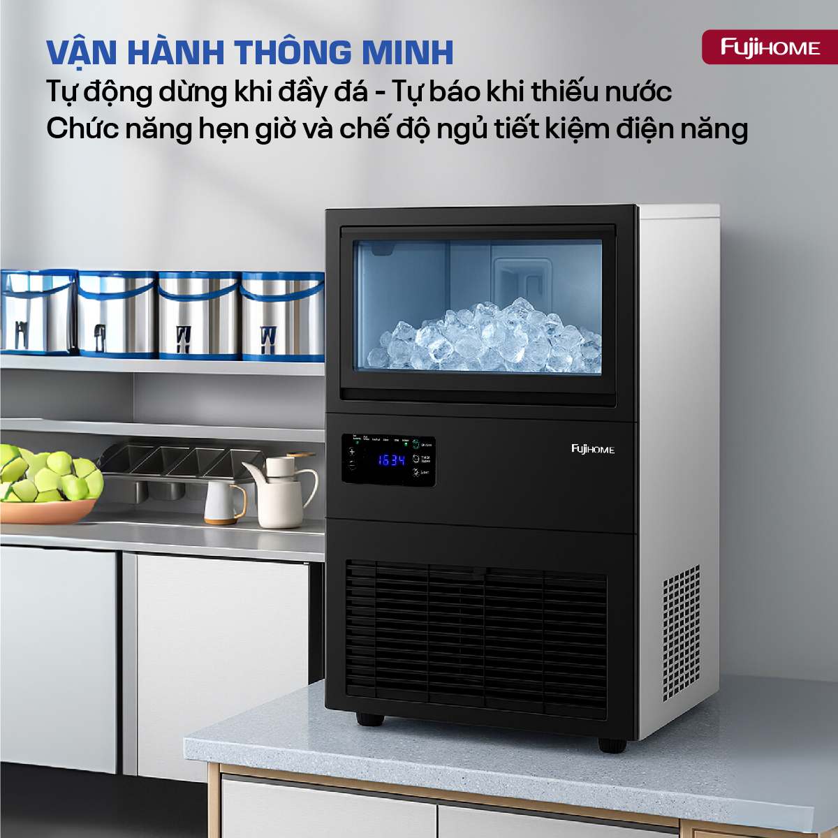 Tối Ưu Hóa Lợi Nhuận Cho Quán Cà Phê Nhỏ Bí Mật Từ Chiếc Máy Làm Đá Fujihome