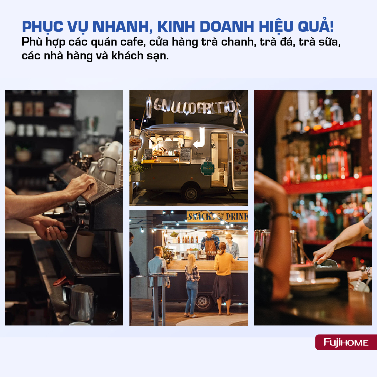 Máy làm đá thương mại kèm lọc nước UF Fujihome IM45C