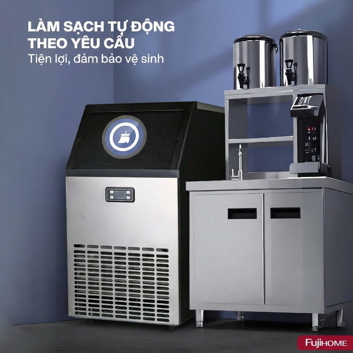 Máy Làm Đá Thương Mại Cao Cấp Fujihome IM65