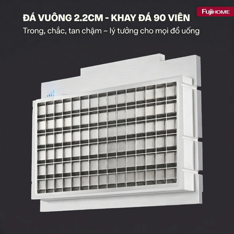 Máy làm đá thương mại tích hợp lọc nước UF Fujihome IM90